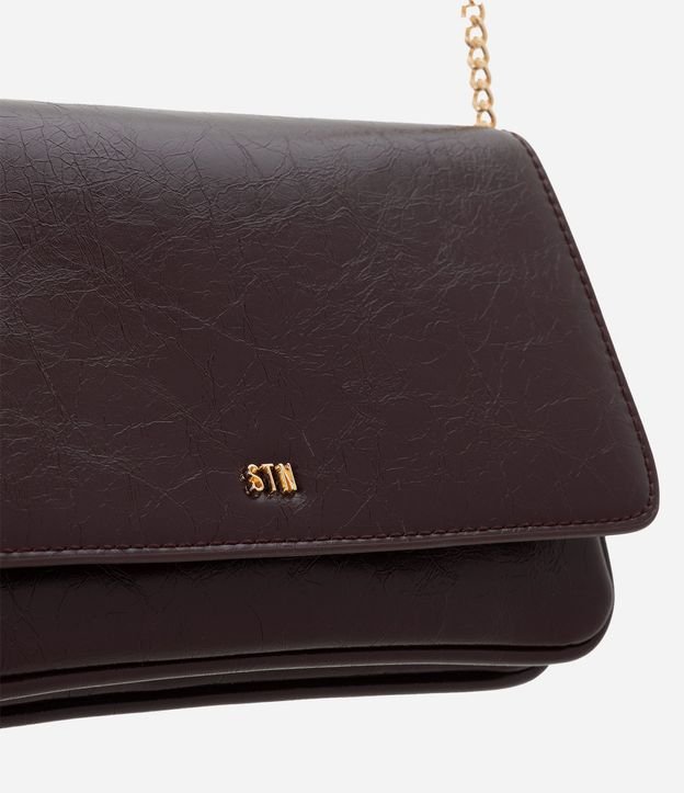 Cartera Transversal Pequeña en PU con Correa de Cadena 5