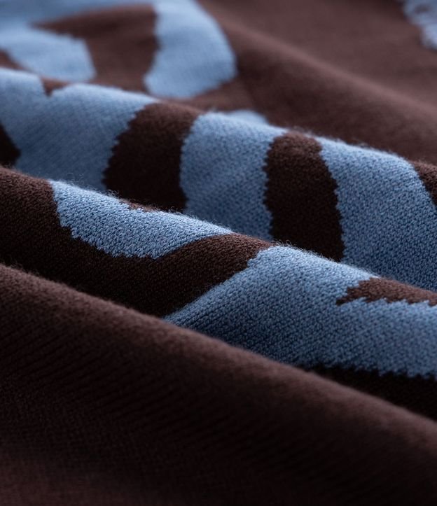 Suéter Boxy en Jacquard con Lettering 9