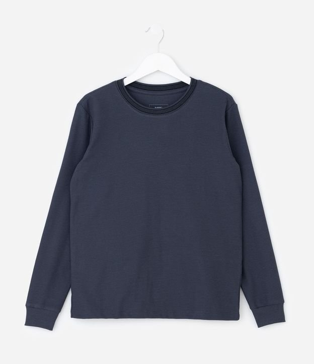Remera Infantil en Algodón Texturizado – Talle 5 a 14 años 2