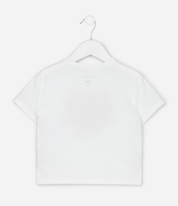 Remera Infantil con Estampado Gato Purpurina - Talle 1 A 6 años 3