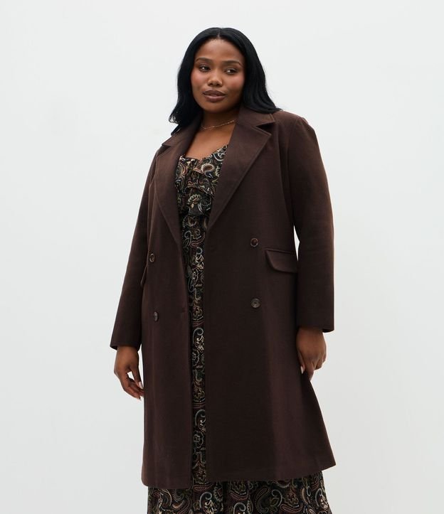 Campera Pesada Polyvelour Tipo Sobretodo Curve & Plus Size 1