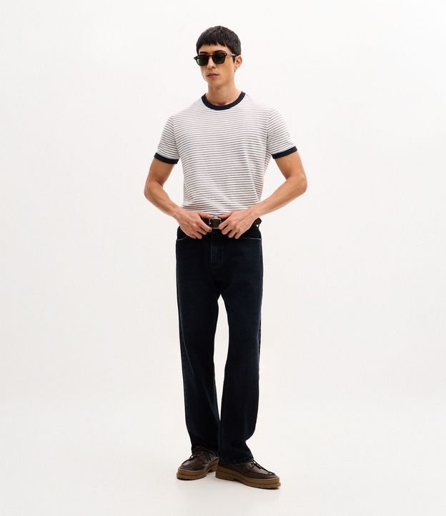 Pantalón Recto en Jeans Denim