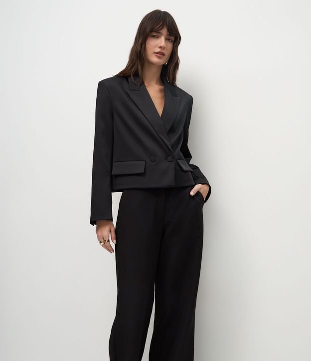 Pantalón Recto Sastre con Trabillas Largas 2