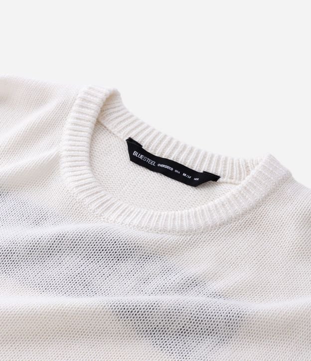 Remera Oversized Manga Corta en Jacquard Deportiva Nº 23 10