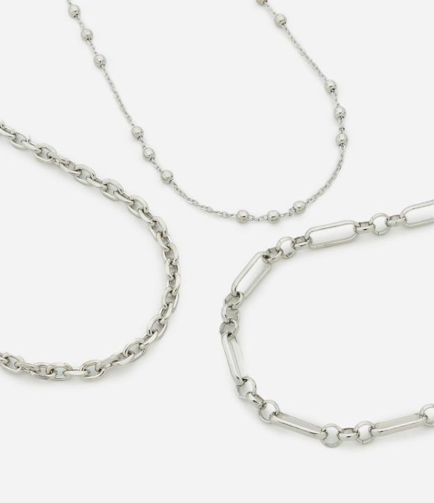 Collar Capas Metalizadas con Diferentes Texturas
