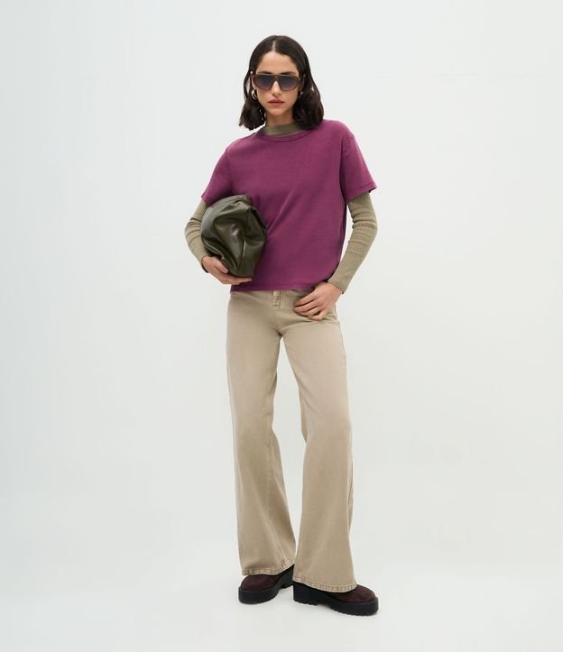 Blusa Básica Regular de Algodón 4