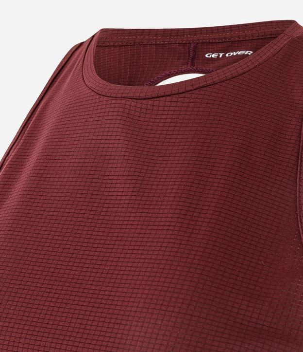Musculosa Box Deportiva en Microfibra Texturizada con Recorte en la Espalda 3