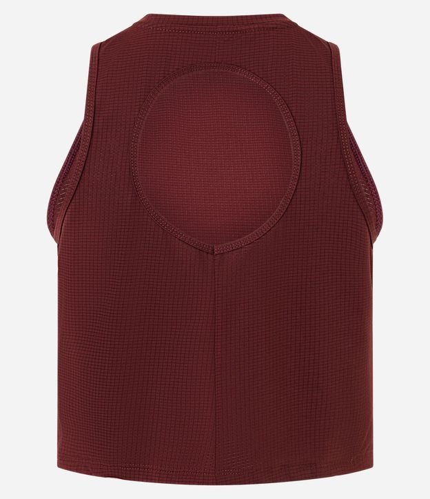 Musculosa Box Deportiva en Microfibra Texturizada con Recorte en la Espalda 4