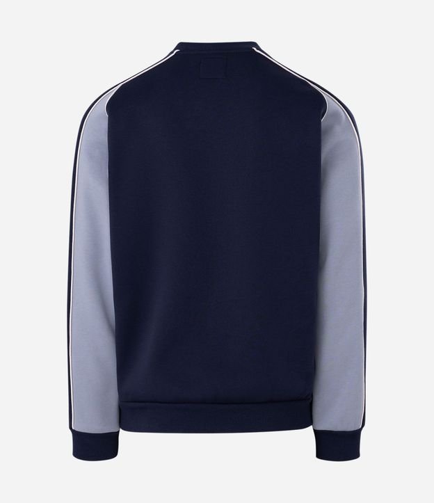 Buzo Masculino Algodón Boxy con Piping Contrastante 6