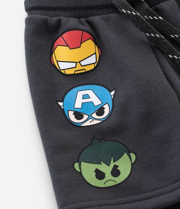 Bermuda Infantil en Algodón con Estampa de Avengers – Talle 2 a 6 años 8