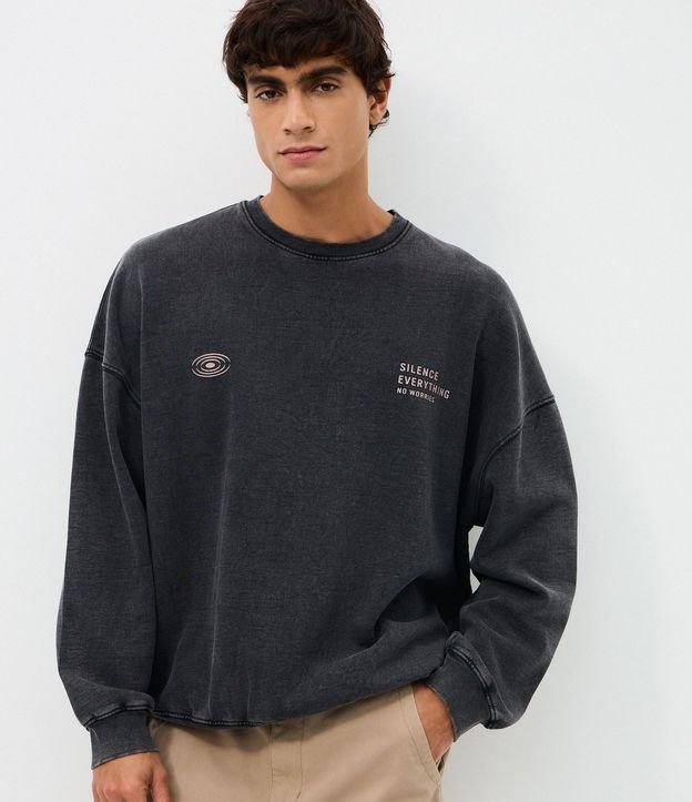 Buzo Oversized de Frisa Silence Everything