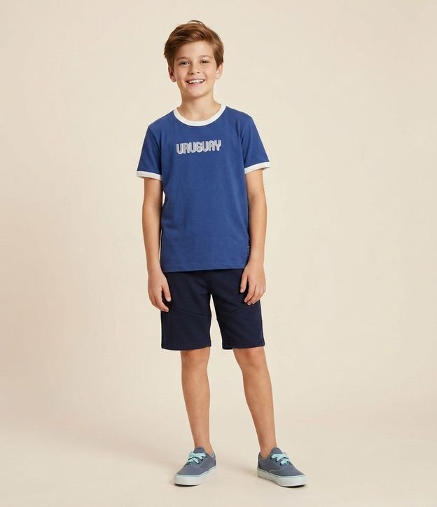 Bermuda Infantil Texturizado con Bolsillos – Talle 5 a 14 años