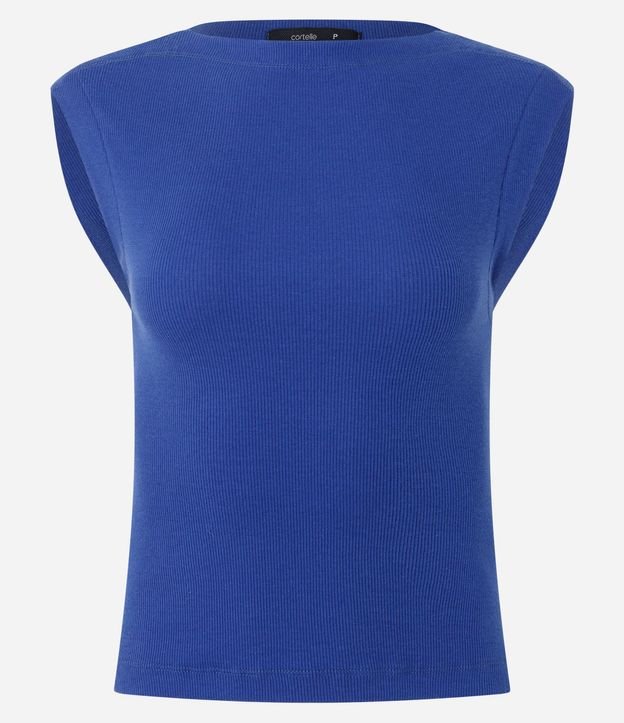 Blusa en Algodón con Escote Bote