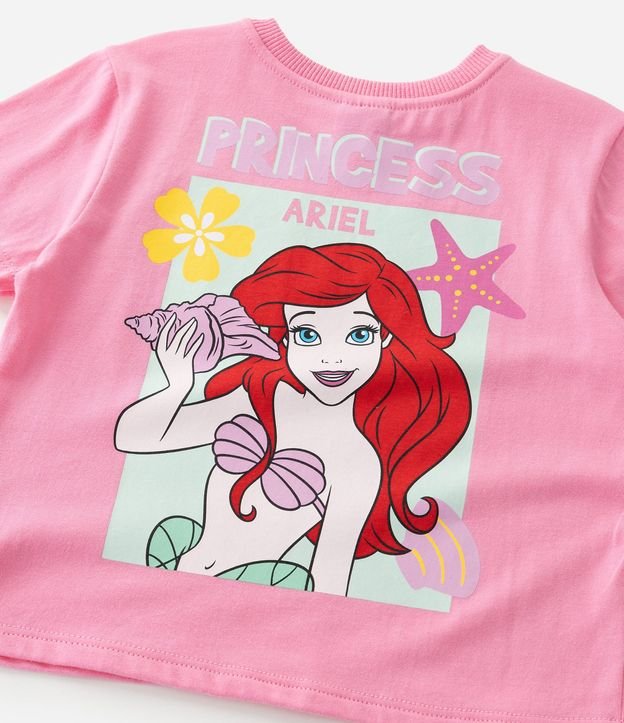 Conjunto Infantil Blusa y Short con Estampado Ariel  la Sirenita– Talle 1 a 5/6 12