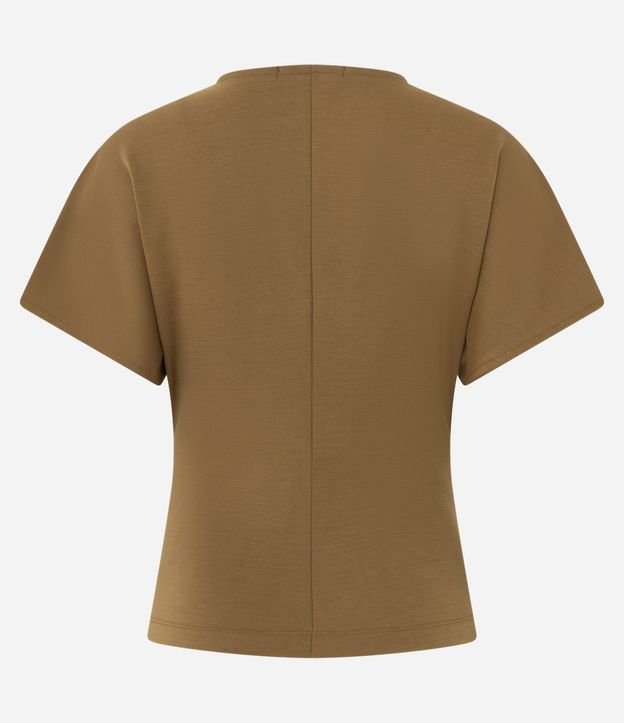 Blusa Peplum Estructurada con Pliegues Delanteros 7