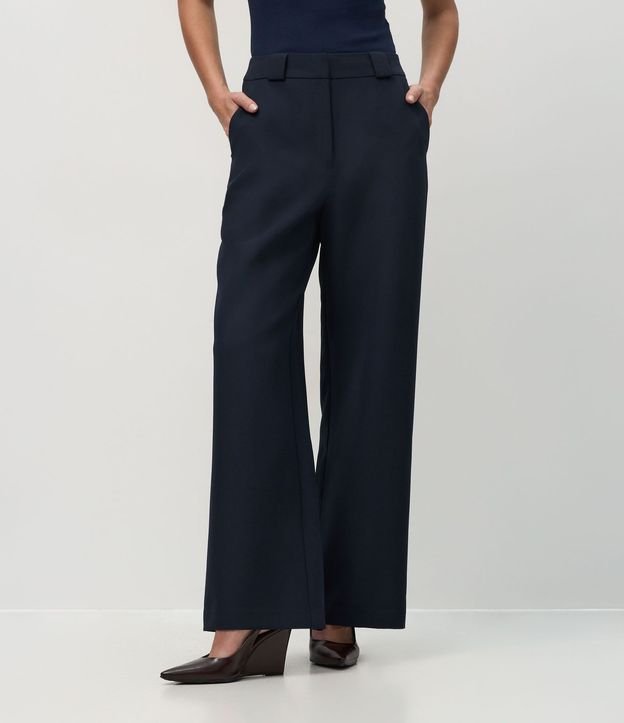 Pantalón Recto Sastre con Trabillas Largas 3