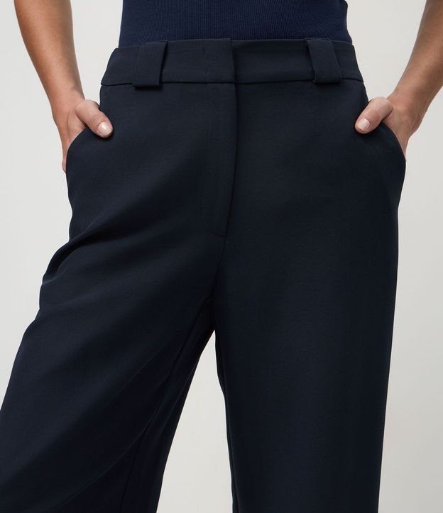 Pantalón Recto Sastre con Trabillas Largas 4