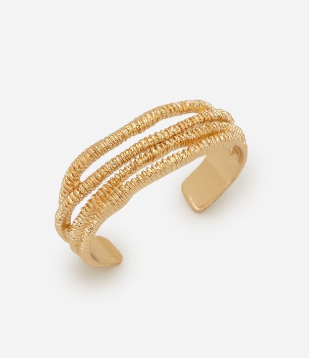 Pulsera en Metal Texturizado con Diseño Cutout 2