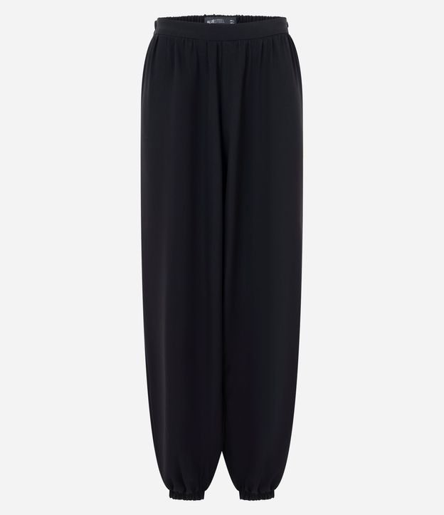 Pantalón Aladim en Crepé con Cintura Elástica 7