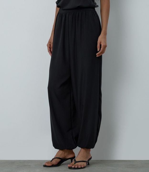 Pantalón Aladim en Crepé con Cintura Elástica 5
