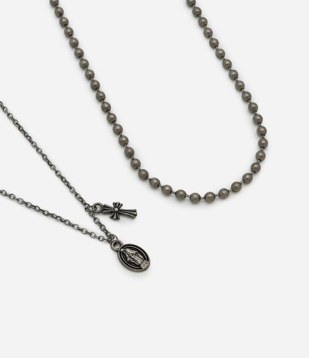 Conjunto de Collar en Metal Vintage 1