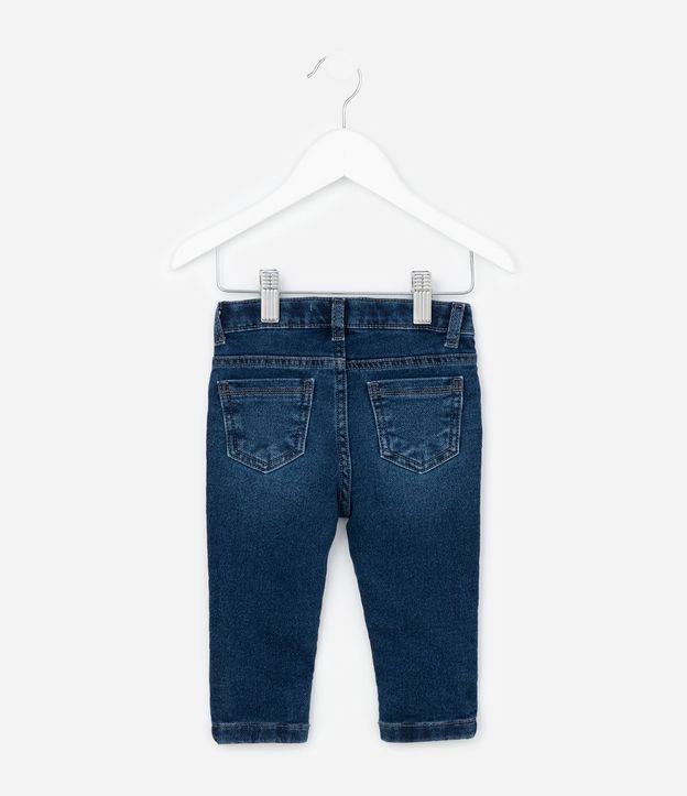Pantalón Infantil Jeans Skinny con Elastano – Talle RN a 18 Meses 3