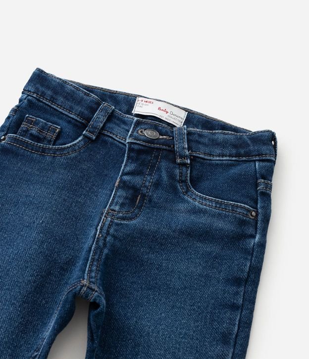 Pantalón Infantil Jeans Skinny con Elastano – Talle RN a 18 Meses 7