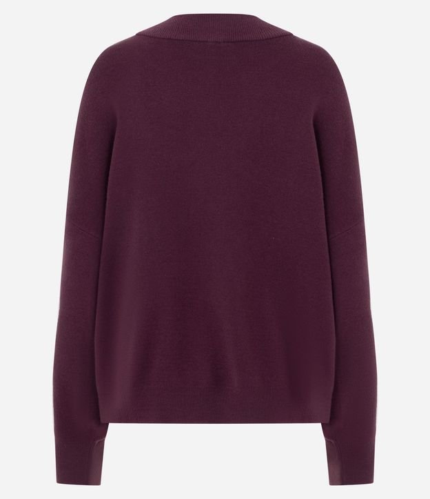 Buzo Suéter en Tricot con Puño Ajustado 7