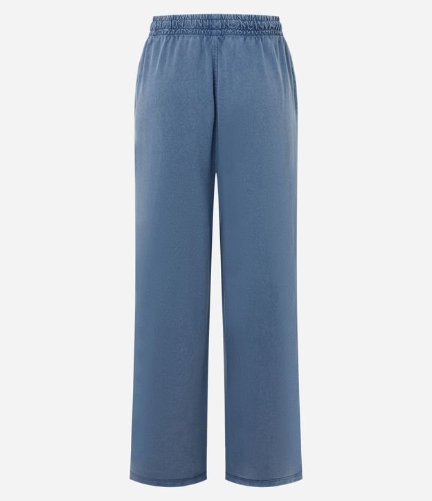 Pantalón en Algodón Lavado con Cintura con Lazo 6
