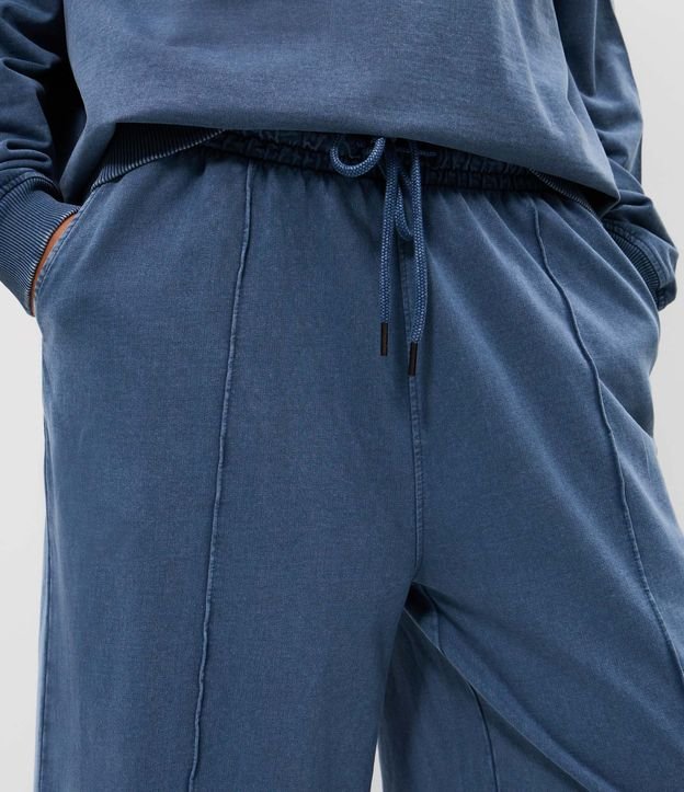 Pantalón en Algodón Lavado con Cintura con Lazo 3