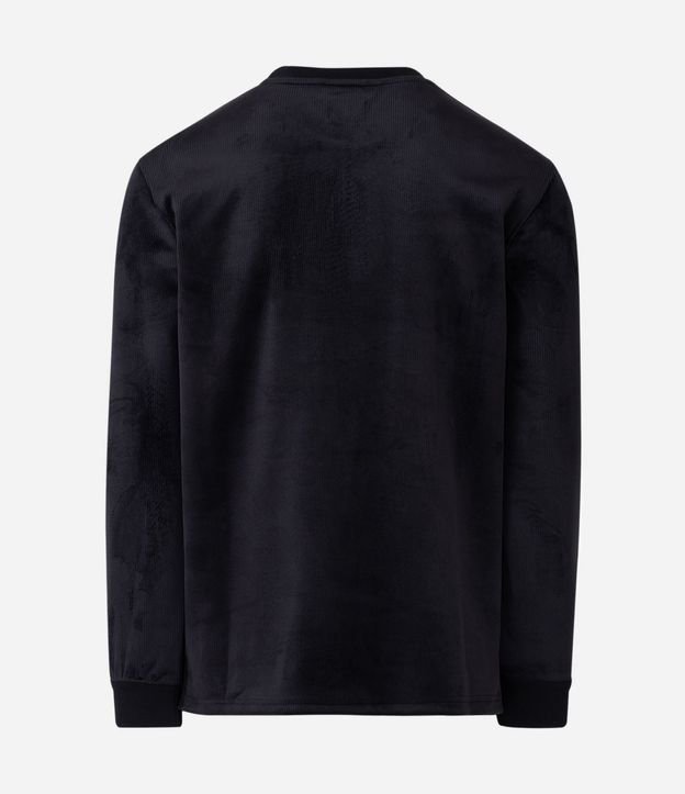 Remera Masculina Manga Larga Terciopelo Cotelê 2