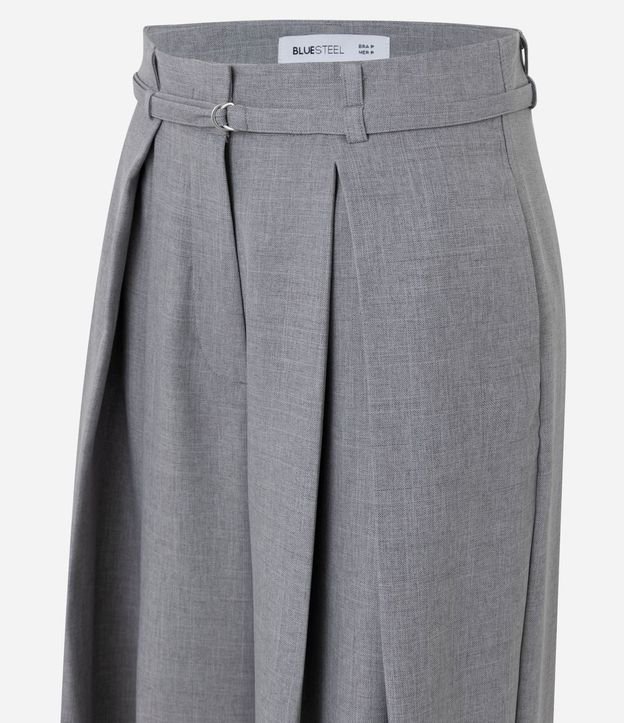 Pantalón Pantalona Sastre con Cinturón y Pliegues 6