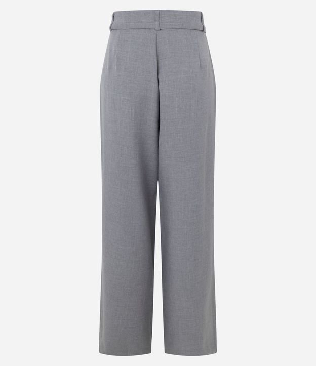 Pantalón Pantalona Sastre con Cinturón y Pliegues 7