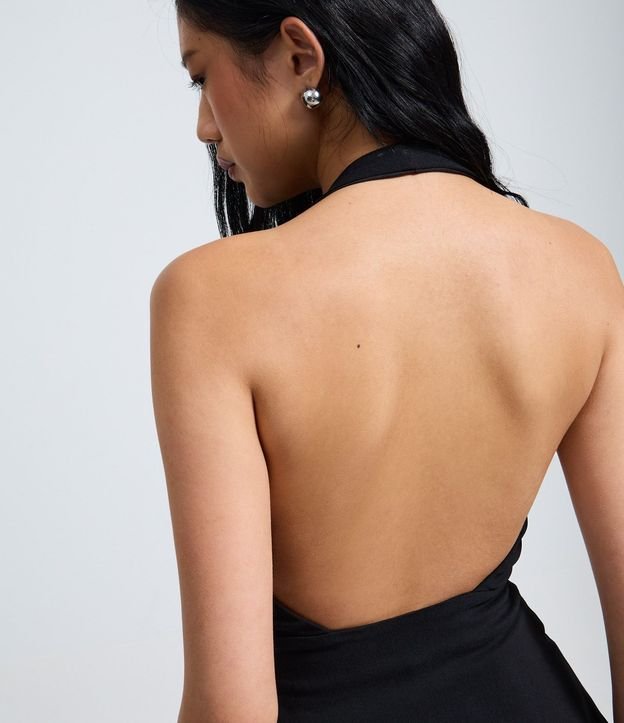 Blusa Frente Única en Bengalina con Bolsillos Laterales 5