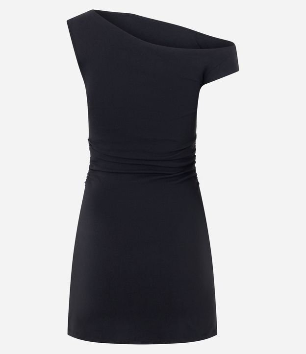 Vestido Evasê Hombro Único en Bengalina 6
