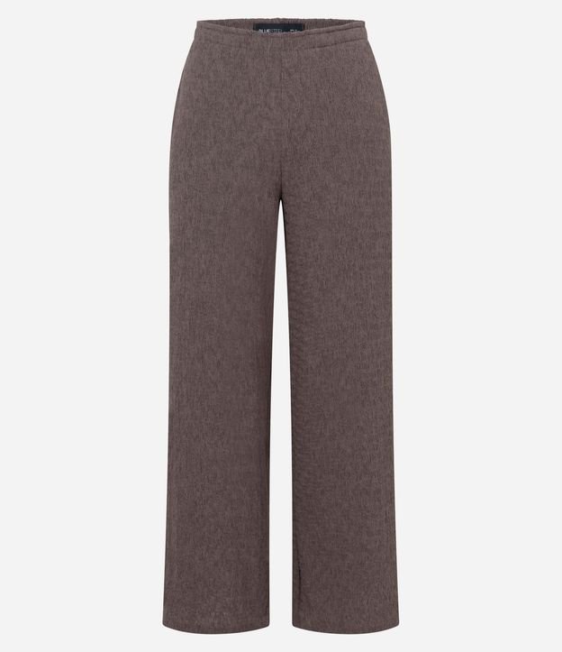Pantalón Recto con Texturizado 4