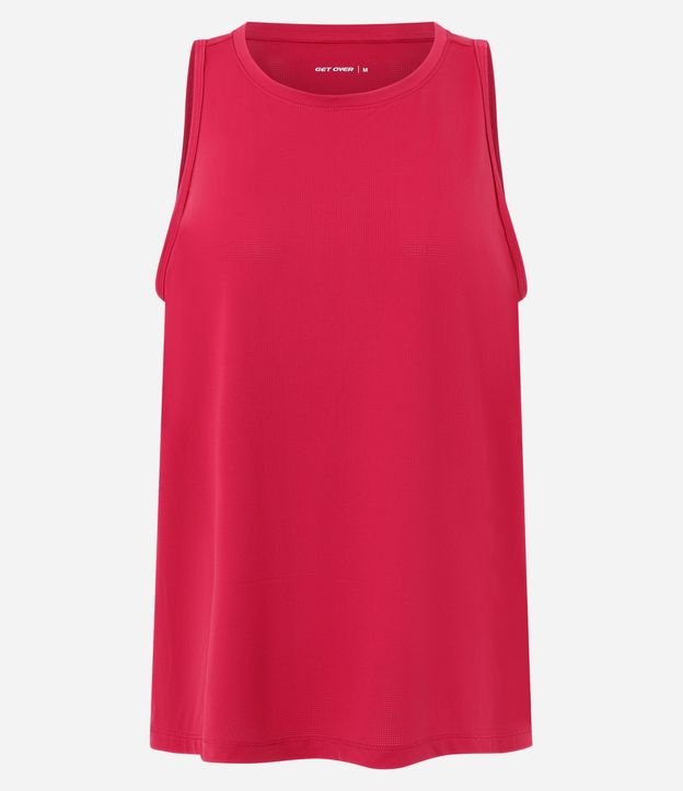 Musculosa Deportiva en Poliamida con Recorte en la Espalda