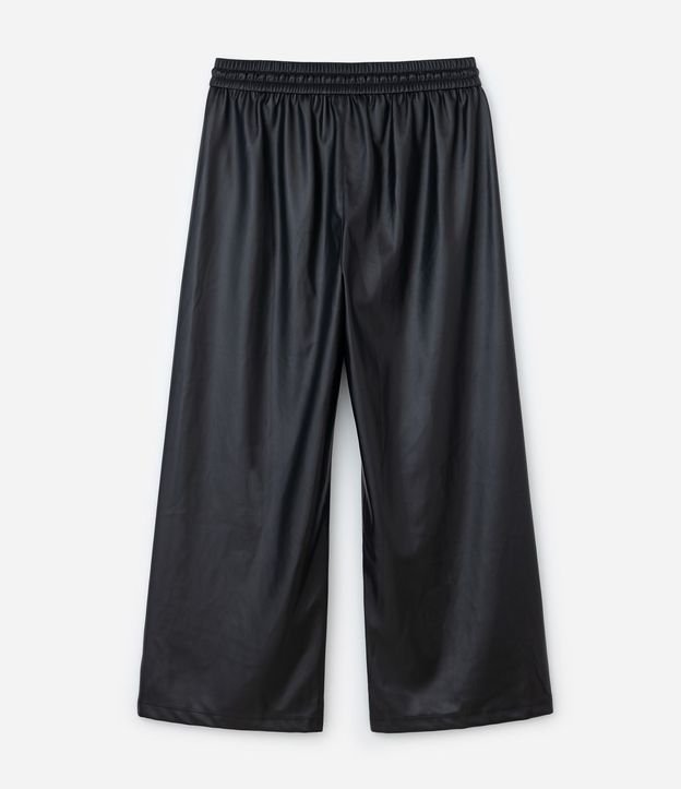 Pantalón PU Wide con Cintura Elástica Curve & Plus Size 6
