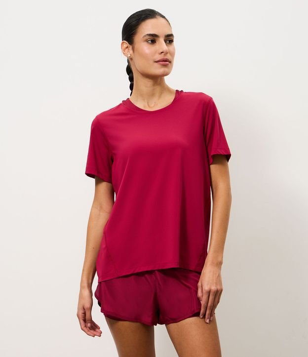 Remera Deportiva Manga Corta en Poliamida