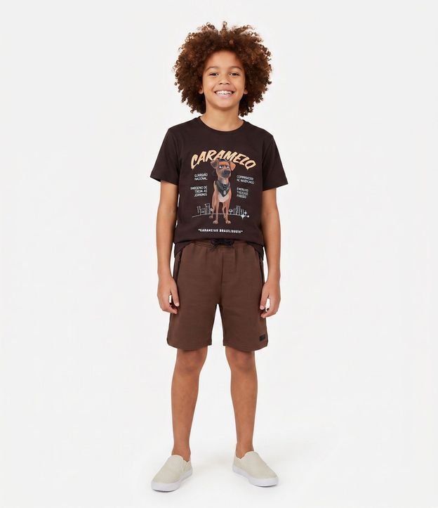 Remera Infantil con Estampa de Perro Caramelo Divertido – Talle 5 a 14 años 1