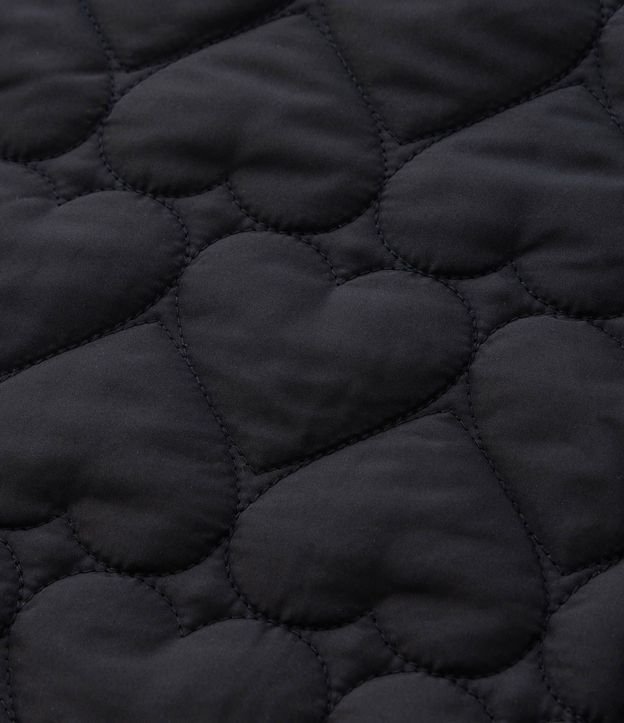 Campera Infantil Capitoneada con Textura de Corazones – Talle 5 a 14 años 4