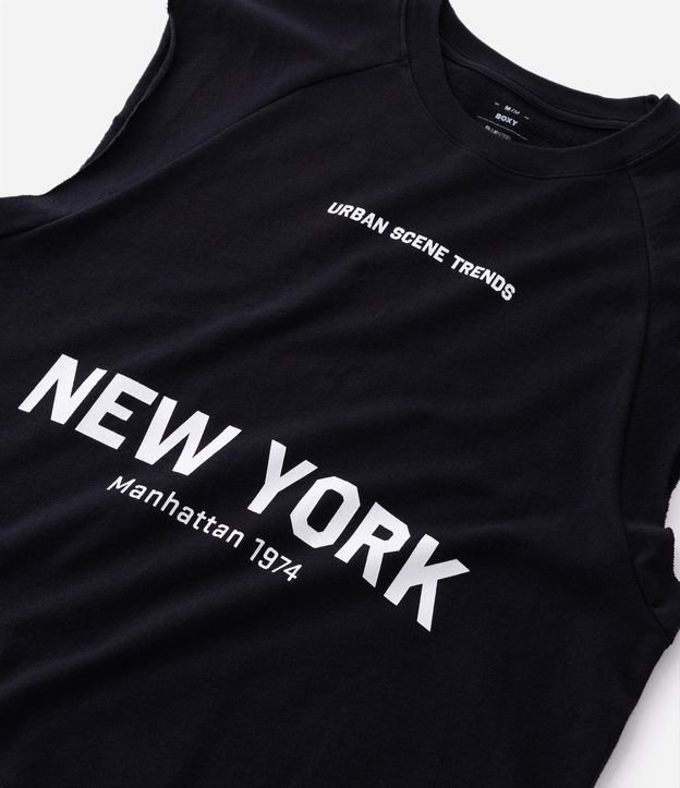 Musculosa Algodón con Lettering New York 9