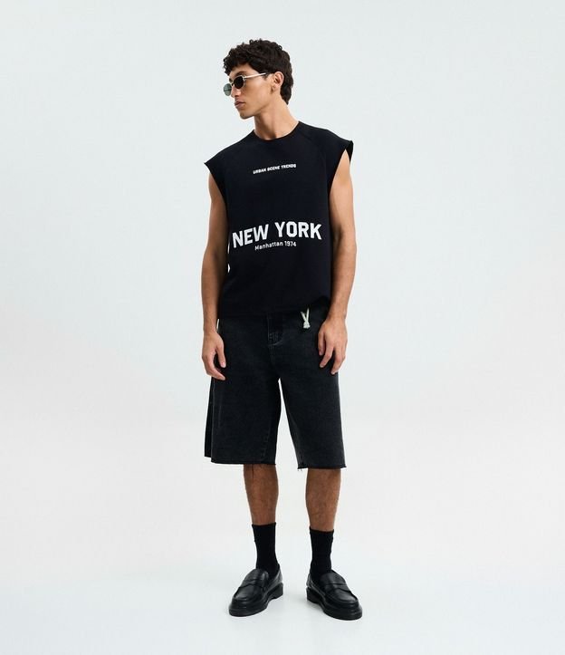 Musculosa Algodón con Lettering New York 2