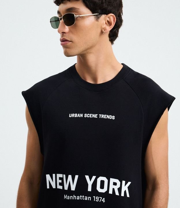 Musculosa Algodón con Lettering New York 3