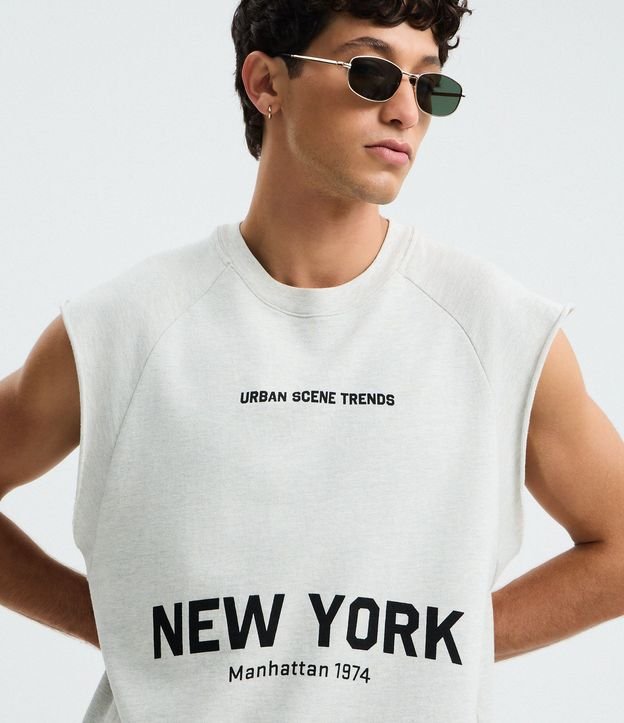 Musculosa Algodón con Lettering New York 3