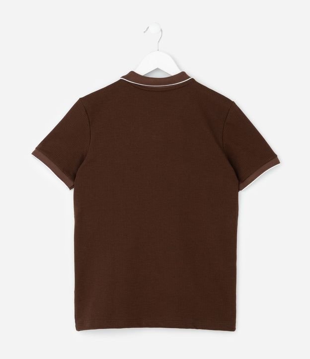 Remera Polo Infantil Texturizada - Talle 5 a 14 años 4