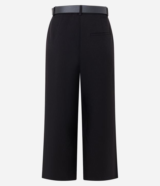Pantalón Cropped Sastrería con Cinturón en PU 6