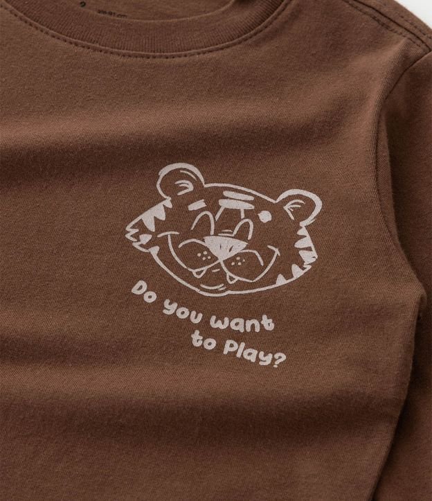 Remera Infantil  Manga Larga con Estampa de Oso – Talle 1 a 6 años 5