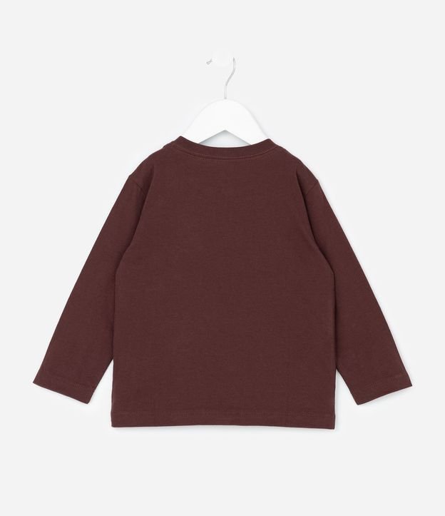 Remera Infantil Manga Larga con Estampa de Excavadera – Talle 1 a 6 años 3