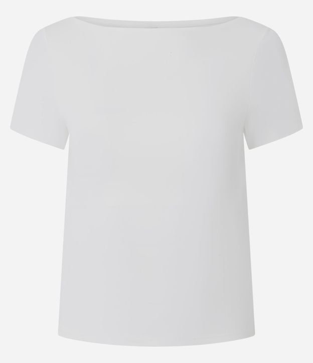 Blusa Manga Corta con Escote Canoa 6